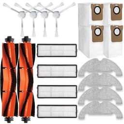 Accessoirekit Geschikt voor reserveonderdelen Geschikt voor de Dreame D10 Plus RLS3D, Z10 Pro en L10 Plus robotstofzuigers: 2 hoofdborstels, 4 borstels. — thumbnail 2