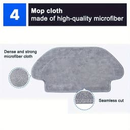 Deze set accessoires Geschikt voor de Xiaomi Robot Vacuum S10 S12 B106GL robotstofzuiger bevat vervangingsonderdelen, hoofd- en zijborstels, een filter en een dweil. — thumbnail 2