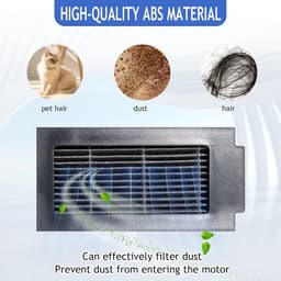 17 stuks accessoires - geschikt voor Ecovacs Deebot T30C Omni - T30C - T50S - N50 robotstofzuiger - 1 hoofdborstel - 4 reinigingsdoeken - 3 filters - 5 stofzakken - 4 zijborstels — thumbnail 2