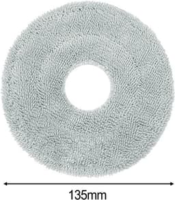 8 stuks - Dweilpads reserveonderdelen geschikt voor Dreame L10 Ultra/ L10S Pro / L10S Ultra Heat/ L10 Prime/ L20 L30 L40 L50 Ultra/ X30 X40 X50 UltraRobot dweildoeken - dweildoek - dweildoeken voor stoomreiniger — thumbnail 4