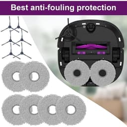 20-delige accessoirekit Geschikt voor de Eureka J15 Pro Ultra robotstofzuiger: De accessoires omvatten 1 hoofdborstel, 6 zijborstels, 6 dweildoeken en 4 stofzakken. — thumbnail 2
