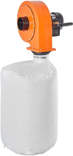 VEVOR Stofafzuigsysteem, Wandmontage, 1 Pk, 951,45 M³/U, Stofafzuiger voor Houtbewerking met Stofzak Van 2,5 Micron en 79,5 L, Spaanafzuigsysteem voor Houtbewerking/Werkplaatsen, Industriële Fabrieken — thumbnail 2
