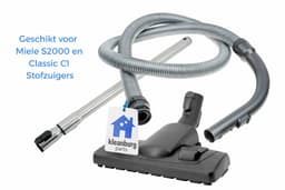 Kleanburg® Geschikt voor Miele S2000 en Classic C1 - Stofzuiger Onderdelen Set bestaande uit een telescoopbuis, stofzuigerslang en combizuigmond — thumbnail 1