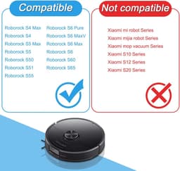 Accessoires reserveonderdelen Geschikt voor Xiaomi Roborock S6 S60 S65 S5 Max S5 S50 S51 S55 stofzuiger, 2 hoofdborstels, 6 Hepa-filters, 4 zijborstels, 1 reinigingsgereedschap, 1 schroevendraaier — thumbnail 5