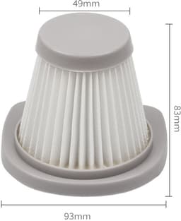 Geschikt voor Midea Sc861 Sc861A - 2-delige stofzuiger HEPA-filtervervangingsset — thumbnail 3