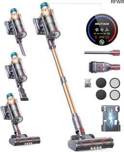 RFWR® Draadloze Stofzuiger 550W – Krachtige en Stil Met Lange Batterijduur – Perfect Voor Alle Oppervlakken — thumbnail 1