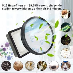 Geschikt voor Rowenta RO3715, RO3715EA, RO3718, RO3718EA, RO3724, RO3724EA, RO3731, RO3731EA, RO3753, RO3753EA, RO3759, RO3759EA, RO3786, RO3786EA, RO3798, RO3798EA, RO3799, RO3799EA Filterpatroon set - Filterpatroon - 4 stuks — thumbnail 2