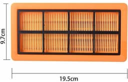 Vervangfilters - 2 stuks - geschikt voor Kärcher AD 3200, AD 3 Premium en AD 4 Premium stofzuigers — thumbnail 2