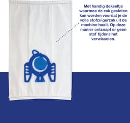 Multaparts® stofzuigerzakken geschikt voor Miele GN -5 stuks + HEPA filter- | Made in Europe | O.a. geschikt voor Miele G, N, H, Classic C1, Complete C2, Complete C3, S5 (S5000 > S5999), S8 (S8000 > S8999), MI40, 9917730 — thumbnail 2