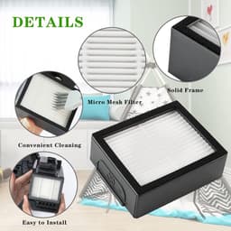 Vervangingsfilters - Geschikt voor iRobot Roomba E I & J-serie i7 / E5 / E6 / E7 stofzuiger - 4 stuks — thumbnail 4
