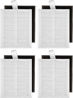 (4 Stuks) L60 L50 HEPA-filters Geschikt voor Eufy L60, L60 Hybrid, L60 SES, L50 SES, L50-serie Robotstofzuiger, Hepa-Filterset, Vervangende Onderdelen, Met Schuimfilter 4 Sets — thumbnail 1