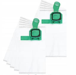 Sillar, stofzuigerzakken, synthetisch, anti-allergeen, van microvezel, geschikt voor Vorwerk KOBOLD 140/150, VK140/150, vervanging, 10 stuks — thumbnail 3