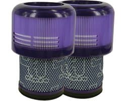 Multaparts® HEPA Filter cassette (set a 2 stuks) geschikt voor Dyson V11 & V15 - Wasbaar - | Gemaakt van duurzaam katoen en eenvoudig te reinigen | Meet op voor je besteld | Vervanger voor Dyson 970013-02
