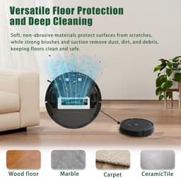 Geschikt voor Compatibel met Irobot Roomba 105 Vac/105 Combo veegmachine accessoires rolborstel zijborstelfilter — thumbnail 4