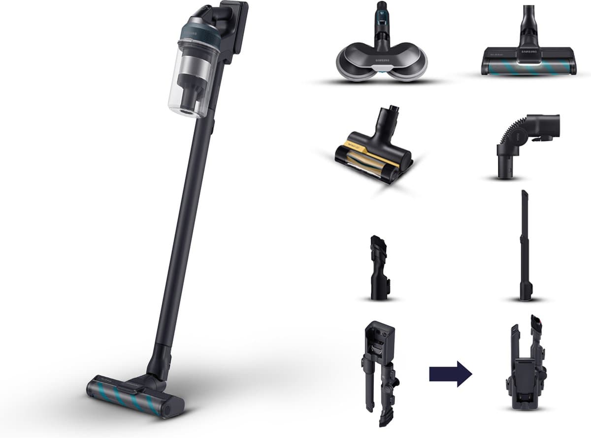 Jet™ 85 Premium steelstofzuiger VS20C852FTB/WA, Droog, Multi-cyclonisch, Tapijt, Harde vloer, 86 dB, 210 W, Zakloos — afbeelding 1