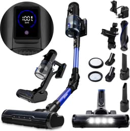 Zeegma Klaar - Draadloze Steelstofzuiger - 3in1 - turboborstel - 400W - HEPA - 60 min - LED - 0,7L + HEPA FILTER — thumbnail 1