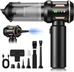 Handstofzuiger – Draadloos – 22.000 Pa Zuigkracht – 4-in-1 – HEPA Filter – 0,2 L Stofreservoir — thumbnail 1