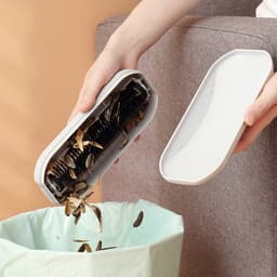 Tafel Kruimel Roller - Kruimelzuiger Zonder Batterij -Rolborstel voor Broodkruimels - Wit — thumbnail 2