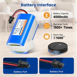 Stofzuigeraccu - 14,4 V - 4000 mAh — thumbnail 5