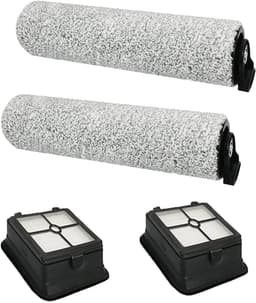 Stofzuigerborstel- en filterset - 2 HEPA-filters - 2 rolborstels — thumbnail 1