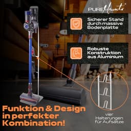 Stofzuigerstandaard - Aluminium - Wit - Geschikt voor Dyson — thumbnail 4