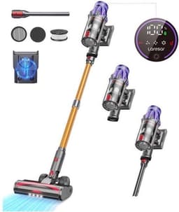 Snoerloze steelstofzuiger - Snoerloze stofzuiger - Stofzuiger - Stokstofzuigers - Stofzuiger - 500W - 50000PA Zuigkracht - met Stofbeker, Uitneembare Batterij — thumbnail 3