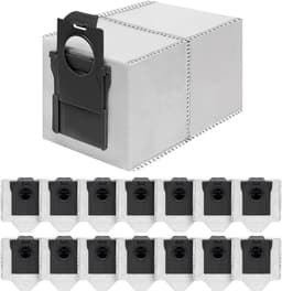 15 stuks vervangende stofzakken geschikt voor Dreame X50 Ultra/X40 Ultra/X30 Ultra/L50 Ultra/L40 Ultra/L10s Ultra Gen 2/L10s Pro Ultra stofzuigerrobot - 3.2 L — thumbnail 1
