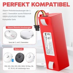 Accu voor Roborock Stofzuigers met Hoge Capaciteit — thumbnail 5