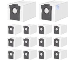 PromoHome 14 Stofzakken voor Dreame L10s Ultra Gen 2, X40/X50 Ultra Complete, L40 Ultra AE, Matrix10 Ultra, Mova E30/E40 Ultra, V50 Ultra Complete, Reserveonderdelen voor Robotstofzuiger (3,2L)