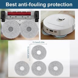 Accessoiresset - 26-delige - Geschikt voor Roborock QV 35A/QV 35S/Q Revo L Robotstofzuiger - 2 Hoofdborstel, 6 Zijborstels, 4 HEPA-filters, 6 Dweilpads, 6 Stofzakken, 1 Reinigingsborstel, 1 Schroevendraaier — thumbnail 3