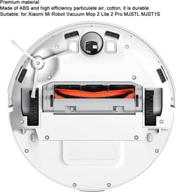 Reservestofzuigerset, voor Mi Robot Mop accessoireset, Geschikt voor 2 Lite Pro MJSTL MJST1S veegmachines, inclusief 2 hoofdborstels, 4 filters, 1 borstel, 4 zijlappen — thumbnail 5