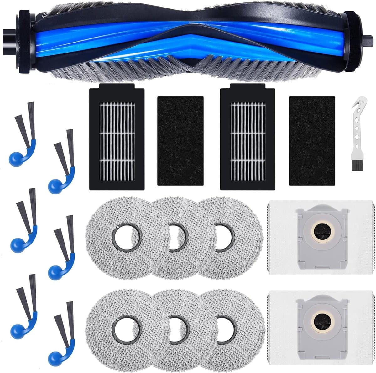 Accessoireset 18 stuks - geschikt voor Ecovacs Deebot T30C Omni - T30C - T50S - N50 robotstofzuiger — afbeelding 1