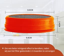 Replacements® filterset geschikt voor Philips Speedpro steelstofzuiger - 8 stuks - FC6721 t/m FC6729 — thumbnail 4