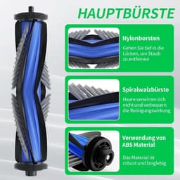 Cosensi - Accessoireset voor robotstofzuiger: 14-delig, hoofdborstel, mopreinigingsrol, filters, zijborstels, stofzakken — thumbnail 4
