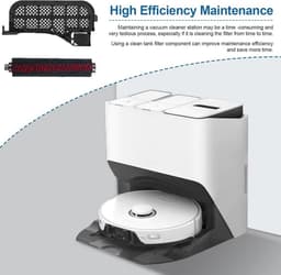 Geschikt voor Roborock S8 Pro Ultra: 2 reinigingsborstels en waterfilterset – onderhoudsborstel en waterfilter. — thumbnail 4