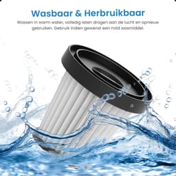 HEPA-filters - Geschikt voor Avalue Steelstofzuiger Draadloos- 3 stuks — thumbnail 3