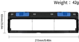 1 Stuk Vervangende hoofdborstel-afdekking geschikt voor ECOVACS X2/X2 PRO/X2O MNI/X2 Combo robotstofzuiger (zwart) — thumbnail 2
