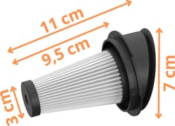 Filter voor Rowenta vervangingsfilter ZR005202 [Pack 2] Rowenta X-Pert 3.60 X-Pert 160 stofzuiger — thumbnail 2