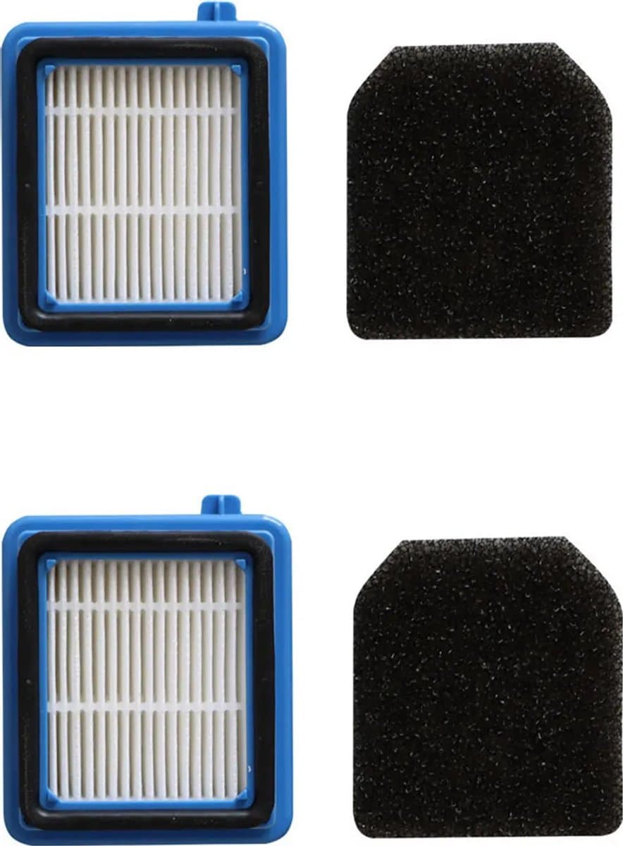 Geschikt voor AEG QX7, QX6 en QX8-2 stofzuigers; vervangingsfilters Geschikt voor AEG ASKW1 filters; inclusief 2 voorfilters en 2 wasbare hygiënische filters. — afbeelding 1