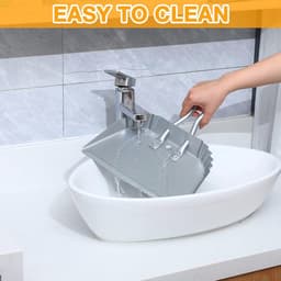 Set van 4 Heavy Duty Metalen Stofpannen - Uitstekende Reinigingsoplossing voor Thuis en Commercieel Gebruik — thumbnail 4