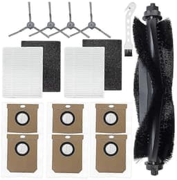 Accessoireset - 14 Stuks - Geschikt voor Eufy L50 L60 L50 SES L60 SES Robotstofzuiger - 1 Hoofdborstels, 4 Zijborstels, 2 Filters, 6 stofzakken, 1 Reinigingsborstel - Reserveonderdelen — thumbnail 1