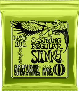 Ernie Ball 2629 Regular Slinky elektrische gitaarsnaren 8-snarig (010-074) — thumbnail 1
