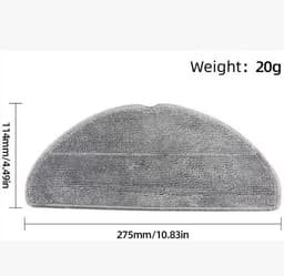 Vervangende Onderdelen - Dweilpads - 5 stuks - Geschikt voor Tapo RV20 Max Plus/Tapo RV20 Max/Tapo RV30 Max Plus/ Robotstofzuiger — thumbnail 2