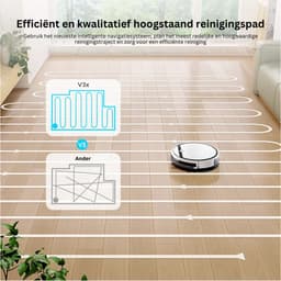 Ilife V3x Robotstofzuiger En Dweilcombo - V 3S Pro Geüpgraded - Compatibel Met Alexa/Google/Wifi - 120 Minuten - 3000Pa - Ideaal Voor Haren Van Huisdieren — thumbnail 3