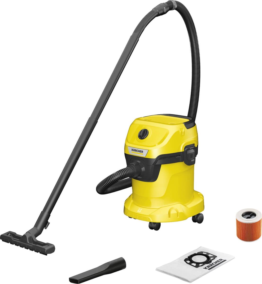 Extractor Kärcher WD3 V1542 C/B 1000 W 60 dB — afbeelding 1