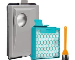 SnelShoppen - 2 Pack Vervangings HEPA Filter Set voor Stofzuiger, Compatibel met Boost CX1 Active/Allergy/Cat & Dog/Parquet PowerLine, Hygienisch AirC