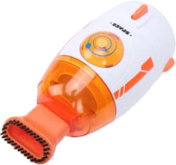 Mini Stofzuiger - Bureaustofzuiger Kruimeldief - Bureau Schoonmaken - Afneembare Stofbak - 13.5 cm Lengte - Oranje — thumbnail 1
