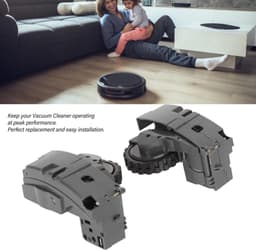 Dailygoods- Aandrijfwiel Duurzaam - Stofzuigerwielen - Roomba 500/600/700/800/900 - Wielmodule - Antislip - Eenvoudig te installeren - Robotstofzuigerwiel — thumbnail 4