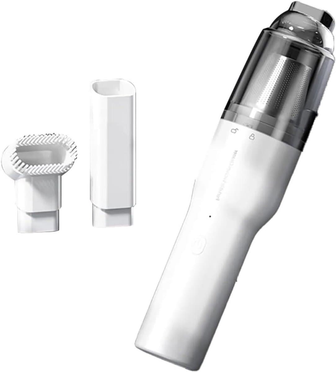 Draagbare Stofzuiger - Mini Stofzuiger - Auto Interieur Reinigen - 11000Pa Zuigkracht - 1800mAh Batterij - Wit — afbeelding 1