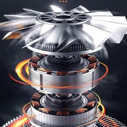 Draagbare Luchtblazer - Stofreiniger Ventilator - Snel Stof Verwijderen - Krachtige Motor 100000 TPM - Compact Ontwerp - Zwart — thumbnail 4
